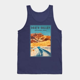 Death Valley National Park Vintage Travel  Poster Tank Top